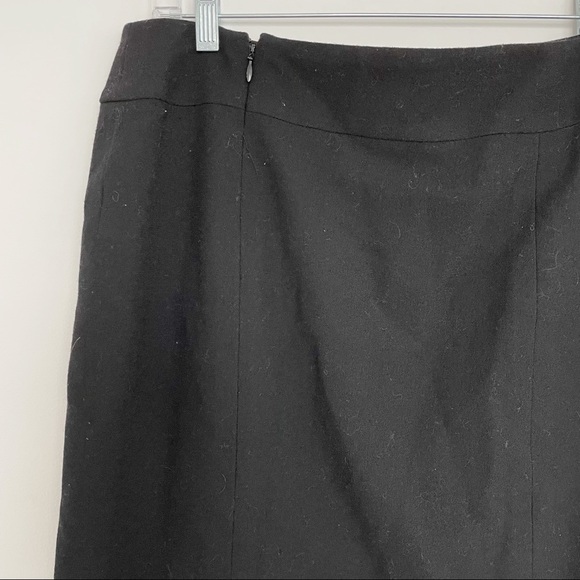 Sonia Rykiel Paris Black Wool Pencil Skirt 10 - Picture 6 of 9